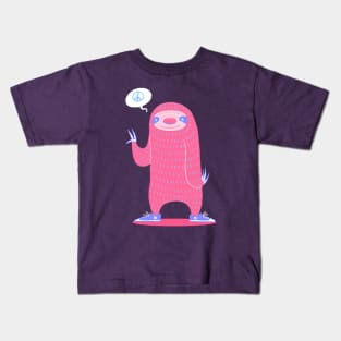 Peace Love Sloths Kids T-Shirt